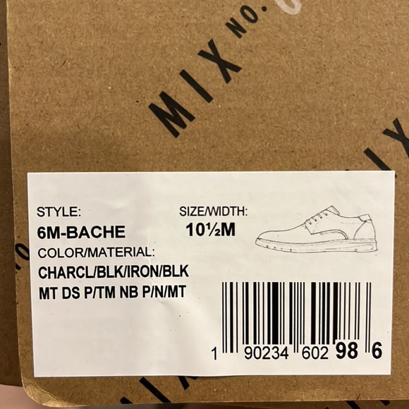 Mix No 6 DSW Men’s Brown Shoes - Picture 5 of 5